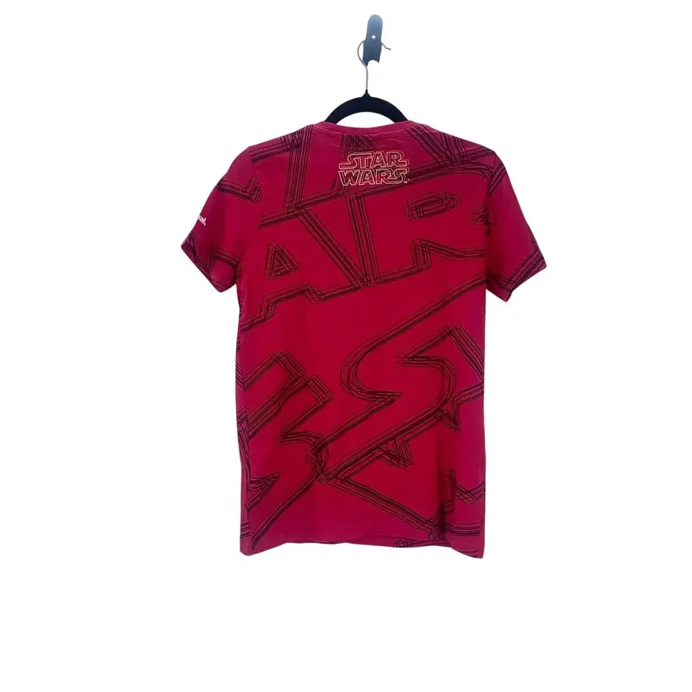 Star Wars Boys' Graphic Print Crewneck T-Shirt Short Sleeve Red Size 13-14 NWOT